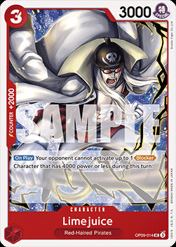 Limejuice (OP09-014) - Emperors in the New World (Uncommon) [OP09-014]