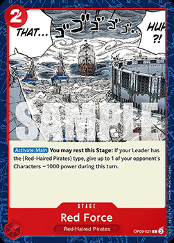 Red Force (OP09-021) - Emperors in the New World (Common) [OP09-021]