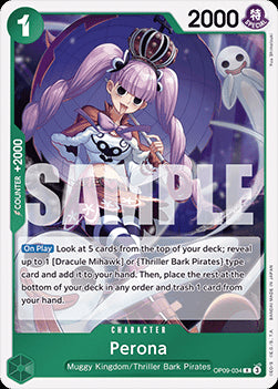 Perona (OP09-034) - Emperors in the New World (Rare) [OP09-034]