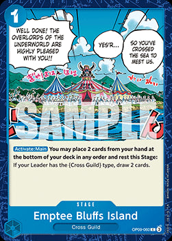Emptee Bluffs Island (OP09-060) - Emperors in the New World (Common) [OP09-060]