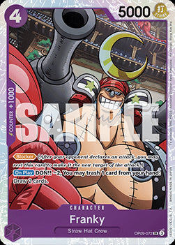 Franky (OP09-072) - Emperors in the New World (Super Rare) [OP09-072]