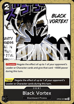Black Vortex (OP09-097) - Emperors in the New World (Common) [OP09-097]