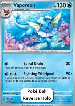 Vaporeon - Evoluzioni Prismatiche: Supplementi (Rare) [xPRE-022]