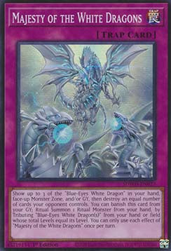 Maestà dei Draghi Bianchi - Structure Deck: Destino Bianco Occhi Blu (Super Rare) [SDWD-027]