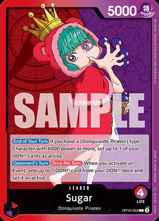Sugar (OP10-003) - Royal Blood (Leader) [OP10-003]