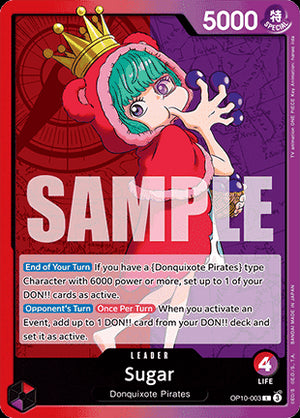 Sugar (OP10-003) - Royal Blood (Leader) [OP10-003]