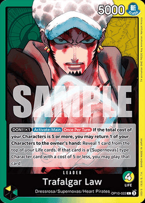 Trafalgar Law (OP10-022) - Royal Blood (Leader) [OP10-022]