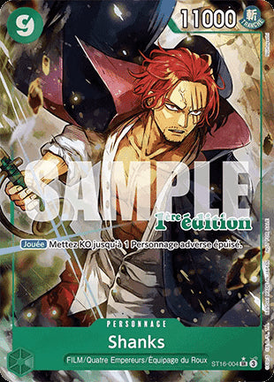Shanks (ST16-004) - Unnumbered Promos (Super Rare) [UP-ST16-004]