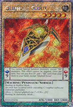 Scout Qliphort - Assalto Quarto di Secolo (Platinum Secret Rare) [RA04-236]