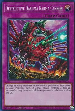 Cannone Daruma Karma Distruttivo - Assalto Quarto di Secolo (Super Rare) [RA04-103]