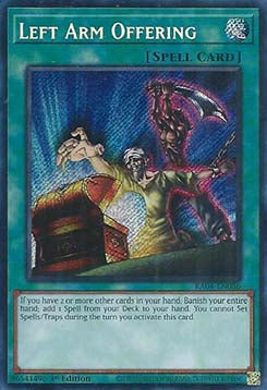 Sacrificio del Braccio Sinistro - Assalto Quarto di Secolo (Secret Rare) [RA04-086]