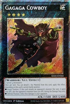 Cowboy Gagaga - Assalto Quarto di Secolo (Platinum Secret Rare) [RA04-064]