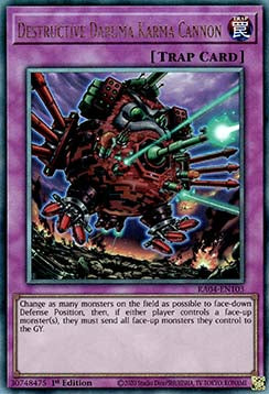 Cannone Daruma Karma Distruttivo - Assalto Quarto di Secolo (Ultimate Rare) [RA04-103]