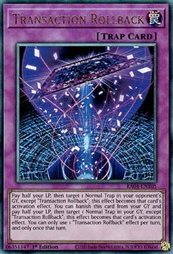 Transazione Rollback - Assalto Quarto di Secolo (Ultimate Rare) [RA04-105]