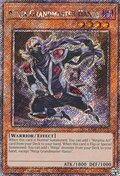 Granmaestro Ninja Hanzo - Assalto Quarto di Secolo (Platinum Secret Rare) [RA04-173]