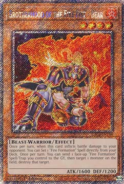 Fratellanza del Pugno di Fuoco - Orso - Assalto Quarto di Secolo (Platinum Secret Rare) [RA04-198]