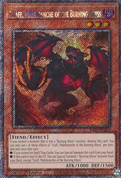 Graff, Malebranche dell'Abisso Bruciante - Assalto Quarto di Secolo (Platinum Secret Rare) [RA04-234]