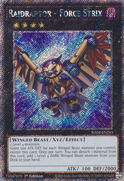 Raidraptor - Forza Strix - Assalto Quarto di Secolo (Platinum Secret Rare) [RA04-243]