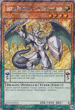 Lustro Pendulum, il Dracoassassino - Assalto Quarto di Secolo (Platinum Secret Rare) [RA04-252]