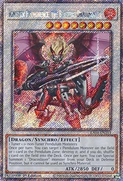 Fuocastro Prominenza, il Dracoassassino Esplosivo - Assalto Quarto di Secolo (Platinum Secret Rare) [RA04-253]