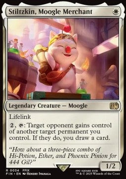 Stiltzkin, Mercante Moguri - Magic: The Gathering - FINAL FANTASY (Rare) [FIN-34]