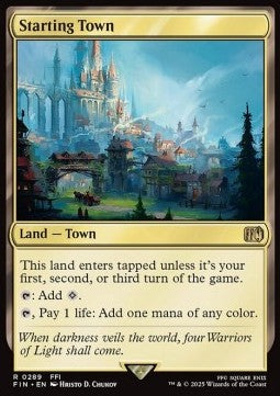 Città Iniziale - Magic: The Gathering - FINAL FANTASY (Rare) [FIN-289]
