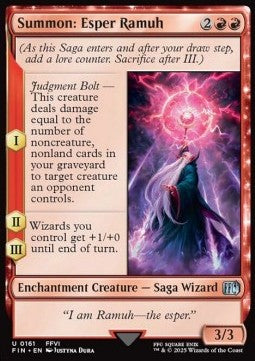Invocazione: Esper Ramuh - Magic: The Gathering - FINAL FANTASY (Uncommon) [FIN-161]