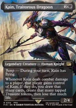 Cain, Dragone Traditore - Magic: The Gathering - FINAL FANTASY: Extras (Rare) [XFIN-316]