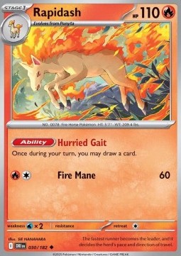 Rapidash - Rivali Predestinati (Uncommon) [DRI-030]