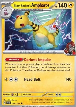 Ampharos del Team Rocket - Rivali Predestinati (Uncommon) [DRI-074]