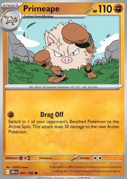 Primeape - Rivali Predestinati (Common) [DRI-091]