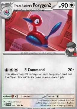 Porygon2 del Team Rocket - Rivali Predestinati (Common) [DRI-154]