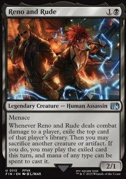 Reno e Rude - Magic: The Gathering - FINAL FANTASY (Uncommon) [FIN-113]