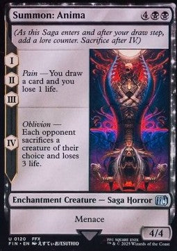 Invocazione: Anima - Magic: The Gathering - FINAL FANTASY (Uncommon) [FIN-120]