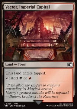 Vector, Capitale Imperiale - Magic: The Gathering - FINAL FANTASY (Land) [FIN-291]