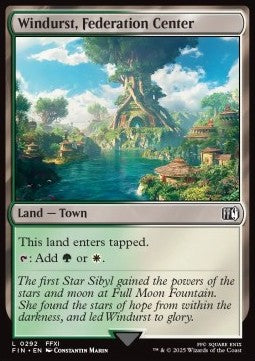 Windurst, Centro della Federazione - Magic: The Gathering - FINAL FANTASY (Land) [FIN-292]