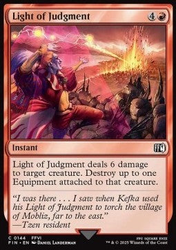 Luce del Giudizio - Magic: The Gathering - FINAL FANTASY (Common) [FIN-144]