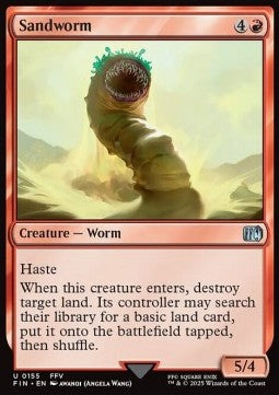 Verme di Sabbia - Magic: The Gathering - FINAL FANTASY (Uncommon) [FIN-155]