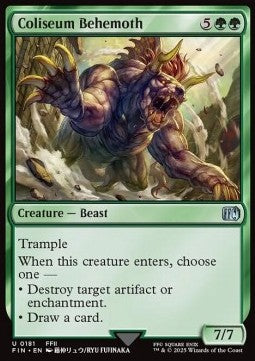 Behemoth dell'Arena - Magic: The Gathering - FINAL FANTASY (Uncommon) [FIN-181]