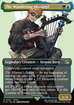 Il Menestrello Errante - Magic: The Gathering - FINAL FANTASY: Extras (Rare) [XFIN-403]