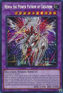 Nerva la Patrona Potente della Creazione - Avanzamento del Duellante (Secret Rare) [DUAD-033]