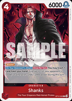 Shanks (OP12-008) - Legacy of the Master (Rare) [OP12-008]
