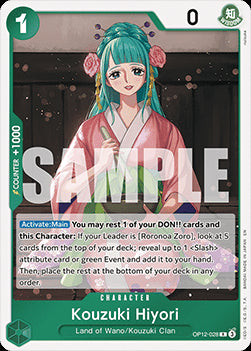 Kouzuki Hiyori (OP12-028) - Legacy of the Master (Rare) [OP12-028]