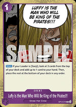 Luffy Is the Man Who Will Be King of the Pirates!!! (OP12-079) - Legacy of the Master (Rare) [OP12-079]