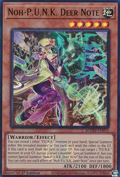 Noh-P.U.N.K. Nota Cervo - Battaglie della Leggenda: Tumulto di Mostri (Ultra Rare) [BLMM-076]