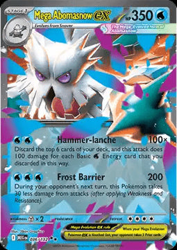 Mega Abomasnow ex - Megaevoluzione (Double Rare) [MEG-036]