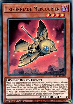 Tri-Brigata Mercourier - THE CHRONICLES DECK: The Fallen & The Virtuous (All-Foil Edition) (Ultra Rare) [CH01-008]