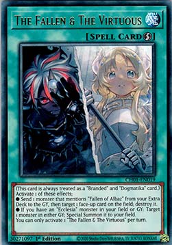 The Fallen & The Virtuous - THE CHRONICLES DECK: The Fallen & The Virtuous (All-Foil Edition) (Ultra Rare) [CH01-019]