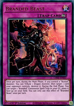 Bestia Marchiata - THE CHRONICLES DECK: The Fallen & The Virtuous (All-Foil Edition) (Ultra Rare) [CH01-037]