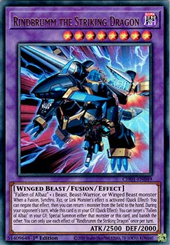 Rindbrumm il Drago Fragoroso - THE CHRONICLES DECK: The Fallen & The Virtuous (All-Foil Edition) (Ultra Rare) [CH01-049]